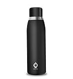Smart Water Cup,PYRUS 498ml Smart Water Cup Instant Temperature Display & Warning with LCD Touch Screen (WHITE-R)