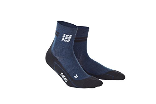 CEP Men's Dynamic+ Merino Short Socks, Navy/Black, III - Thumbnail 2