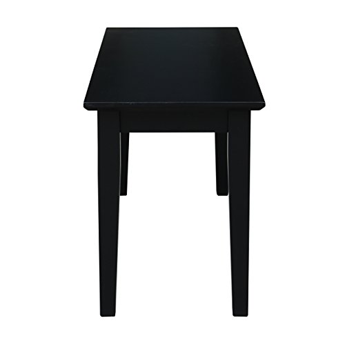 International Concepts Shaker Styled Bench RTA, Black Pricepulse