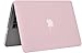 UESWILL Smooth Soft-Touch Matte Hard Shell Case Cover Compatible with MacBook Pro 13 inch with CD-ROM (Non-Retina) (Model A1278) + Microfibre Cleaning Cloth, Rose Quartz