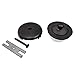 Kingston Brass DLT5301A0 Made to Match Twist and Close Tub Drain Conversion Kit, Matte Black 2.25 x 3.13 x 2.75