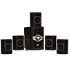Acoustic Audio by Goldwood AA5240 Home Theater 5.1 Bluetooth Speaker System with USB and SD Inputs, Black