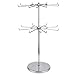 Polmart Medium Duty Adjustable 2-Tier Countertop Spinner Display Stand, with Adjustable Tiers