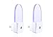 iAVO Nice Blue Glow, 0.5W Plug in Night Lights, Dusk to Dawn Senor, 2 Pieces