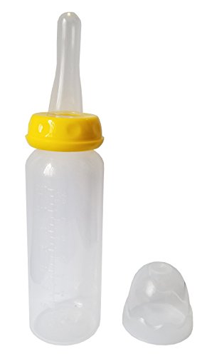 ENVY BODY SHOP Adult Baby Bottle - Happy ABDL &amp; DDLG Milk Bottles Perfect For Age Play/Little Space (Yellow)