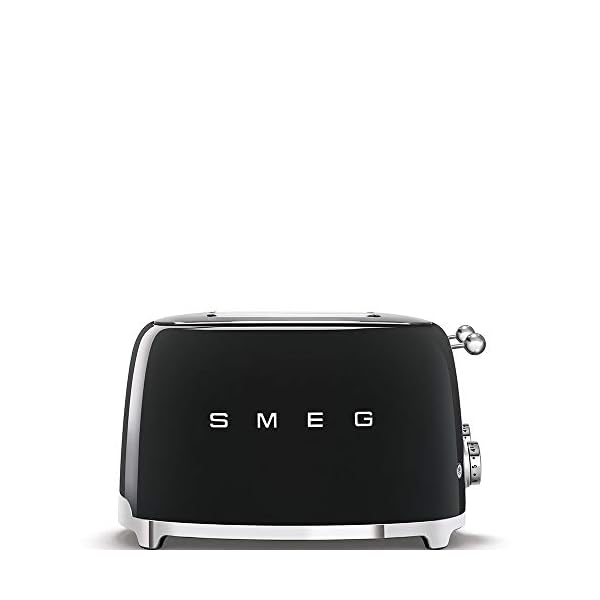 Smeg Tostadora TSF03BLEU · Imp de Italia 220v | Negro - Imagen 3
