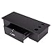 Tobbi Black Salon Wall Mount Stations Styling Classic Locking Storage Beauty Salon Spa Equipment