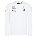 Mercedes Benz AMG Formula 1 Petronas White 2018 Long Sleeve Drivers T-Shirt