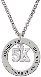 5K - Joshua 1:9 Affirmation Ring Necklace