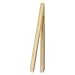 HIC Porcelain Bamboo Toast Tong,Wood(2Pack)