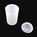 Honbay 10pcs White Plastic Film Canister Holder Small Storage Case Containers with Lids