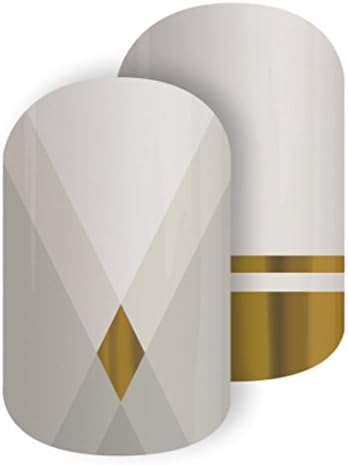 Jamberry Nail Wraps~Retro Glam Twist~Half Sheet