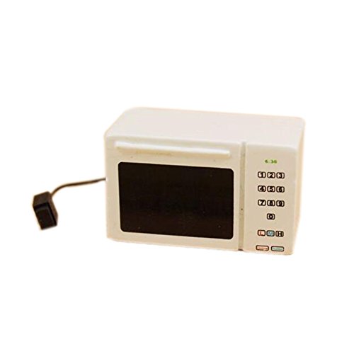 Dimart Family Kitchen Cooking Microwave Oven - 1;12 Dollhouse Miniature Accessories - White