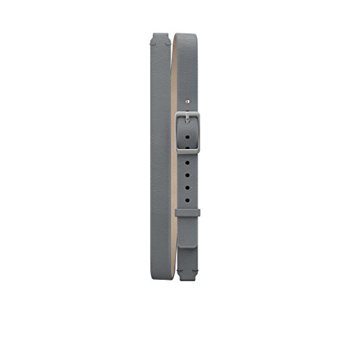 Misfit wearables mis9004 dark gray double-loop leather …