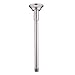 HANEBATH 12 Inch Ceiling Mount Shower Arm with Flange, Brushed Nickel Shower Head Extension Arm, Thick 304 Stainless Steel