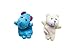 Moon Boat (TM) Story Time 10 PCS Velvet Animal Finger Puppets Pinata Filler Kids Party Favors