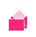 Kate Spade New York Gift Enclosures Card Set of 25 with Blank Interior and Lined Envelopes, Colorblock