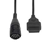 OHP 10 to 16 Pin OBD Diagnostic Scanner Adapter for BMW Motorcycles Year 1996 to 2016 | GS911, OBDLink and Motorscan | K-line and DCAN Interface