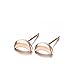 10Pairs/12Pairs Small Cute Simple Post Stud Earrings Gold Tone Set (0#)