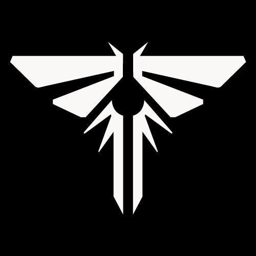 DECAL ADDICTION, INC | Last Of Us Firefly Icon WHITE Vinyl Car/Laptop/Window/Wall Decal