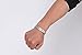Mealguet Jewelry WARFARIN- Unisex Stainless Steel Medical Alert ID Tag Stretch Wristband Bracelet/Deep Black engrave