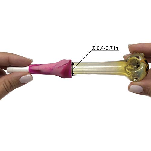 Cigarette Holder - Tips For Raw Rolling Papers - Smoking Accessories - Reusable Cigarette Filters - Silicone Filter Tips - Cigar Accessories - Camo-Fire - Thumbnail 2