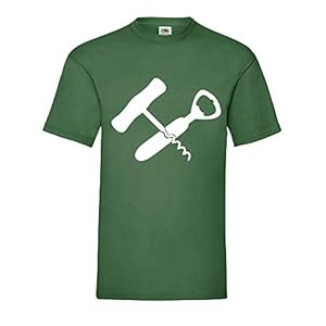 Kurkentrekker vs. flesopener mannen T-shirt – shirt84.de