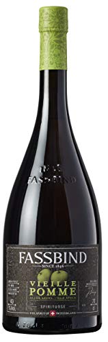 Fassbind Vieille Pomme (1 x 0.7 l) - Edler Schweizer Obstbrand aus fruchtigen Äpfeln mit 40% vol. Alkohol