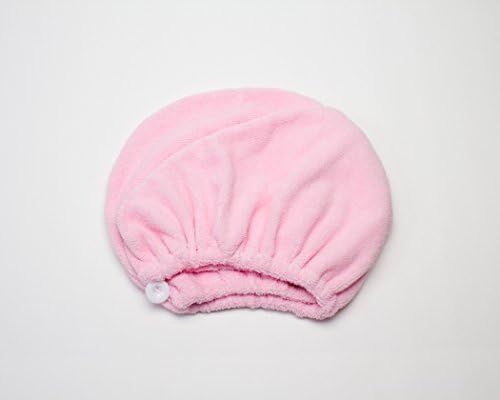 Diva Darling Mimi's Diva Dryer by Aquis Microfiber Hair Turban, Patented Design, Pink