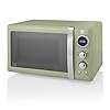 Swan-Retro-Digital-Microwave-Green-20-L-800-W-6-Power-Levels-Including-Defrost-Setting-SM22030GN Swan Retro Digital Microwave Green, 20 L, 800 W, 3 Power Levels Including Defrost Setting, SM22030GN