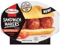 Hormel Sandwich Makers Meatballs in Marinara Sauce (Case of 7) by Hormel Sandwich Maker