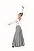 EUROTARD Womens Plus Size Voluminous Full Length Triple Panel Praise Skirt- 13674p