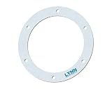 Lynn Manufacturing Pellet Stove 6" Round Gasket, Exhaust or Combustion Blower - Single