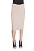 Esteez Womens Knee Pencil Skirt Modest, Lightweight Cotton Lycra