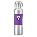 DYLN Living Water Bottle - Alkaline Antioxidant water with VitaBead Diffuser Bamboo Cap and Silicone Sleeve Grip (750ml, Increases pH up to 9+)-Matte Royal Purple