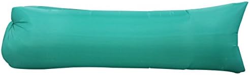 Cubiccare inflatable Lounger Couch,Portable Blow Up Lounge Chair,Pool Air Hammock,Hangout Lazy Sofa ,Waterproof Wind Breeze Bean Bag,Fast Inflate Lounger for Beach,Camping (aquamarine)