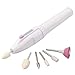 Great Deal(TM) 5 Bits Electric Manicure Nail Drill File Grinder Grooming Kit