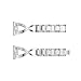 Hero Iand Compatible for Amazfit Bip Bands, 20mm Bling Rhinestone Metal Bracelet Replacement Wristband for Xiaomi Huami Amazfit Bip Youth Smart Watch Band Accessories Strap (Silver)