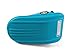 Zipfy Two Tone Series Luge Snow Sled for Kids and Adults, Plastic Winter Toboggan Snow Sled with Steering Handle, Blue on Blue