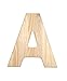 Darice 0993-A Decorative Wood, Letter A, 12-Inch