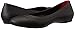 crocs Women's Lina Ballet Flat, Black, 7 M US