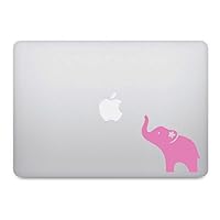 Pink Elephant Decal for Macbook - Removable Vinyl Sticker Skin for Apple Macbook Pro Air Mac Laptop