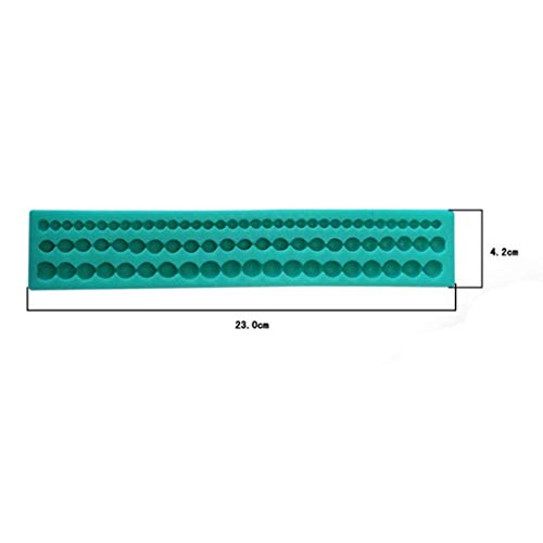 DIY Silicone String of Pearl Fondant Cake Sugar Cookies Paste Bead Dessert Lace Sneak Chocolate Mold Clay Silica Gel Mould Decorating Baking Tools - Thumbnail 2