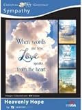 Warner Press 165837 Heavenly Hope Assorted Sympathy KJV Boxed Card - Box of 12