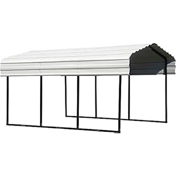 Amazon Com Regular Style All Steel Carport Cover 18 X 21 X 6