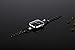 Moretek Apple Watch Series 3 Band, Strap Stainless Steel Band iWatch Wrist Straps with Crystal Rhinestone Diamond for Apple Watch Series 3 & 2 & 1 & Sport & Edition Version (Fine Black 42 mm )