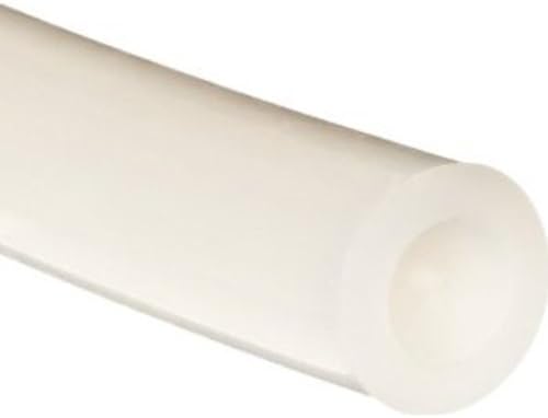 White SiliconeTubing, 3/4"ID, 1"OD.125 Wall x 25' Length