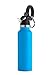WaterFit Straw Lid - Replacement Cap for Standard Mouth Sport and Travel Water Bottle 12oz / 18oz / 21oz & 24oz with 2 Straws and Straw Brushes (Black+Paracord)