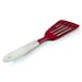 More Cuisine Essentials Ultra-Premium, Long - Heavy Duty - Heat Resistant Eco-Friendly Silicone Spatula - 600ºF/315°C; Fish Spatula; Flexible Silicone Turner BG - 4158G