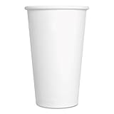 COMFY PACKAGE 16 oz. White Paper Hot Cups [50 PACK]